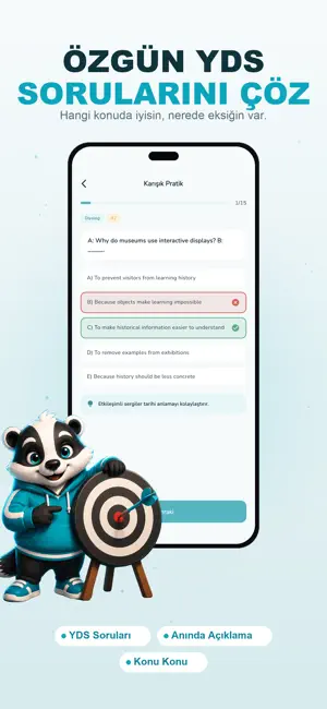 Badger: YDS YÖKDİL Hazırlık screenshot 4