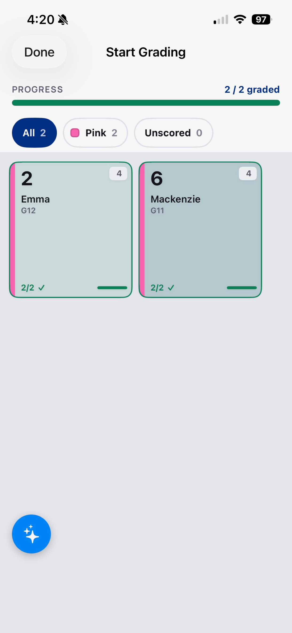 Team Grader screenshot 3