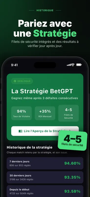 BetGPT - Pronostics Foot IA screenshot 5 of 6