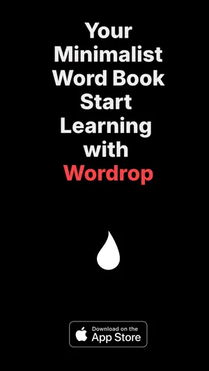 Wordrop: Vocabulary Builder screenshot 1