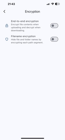 MyClouDrive screenshot