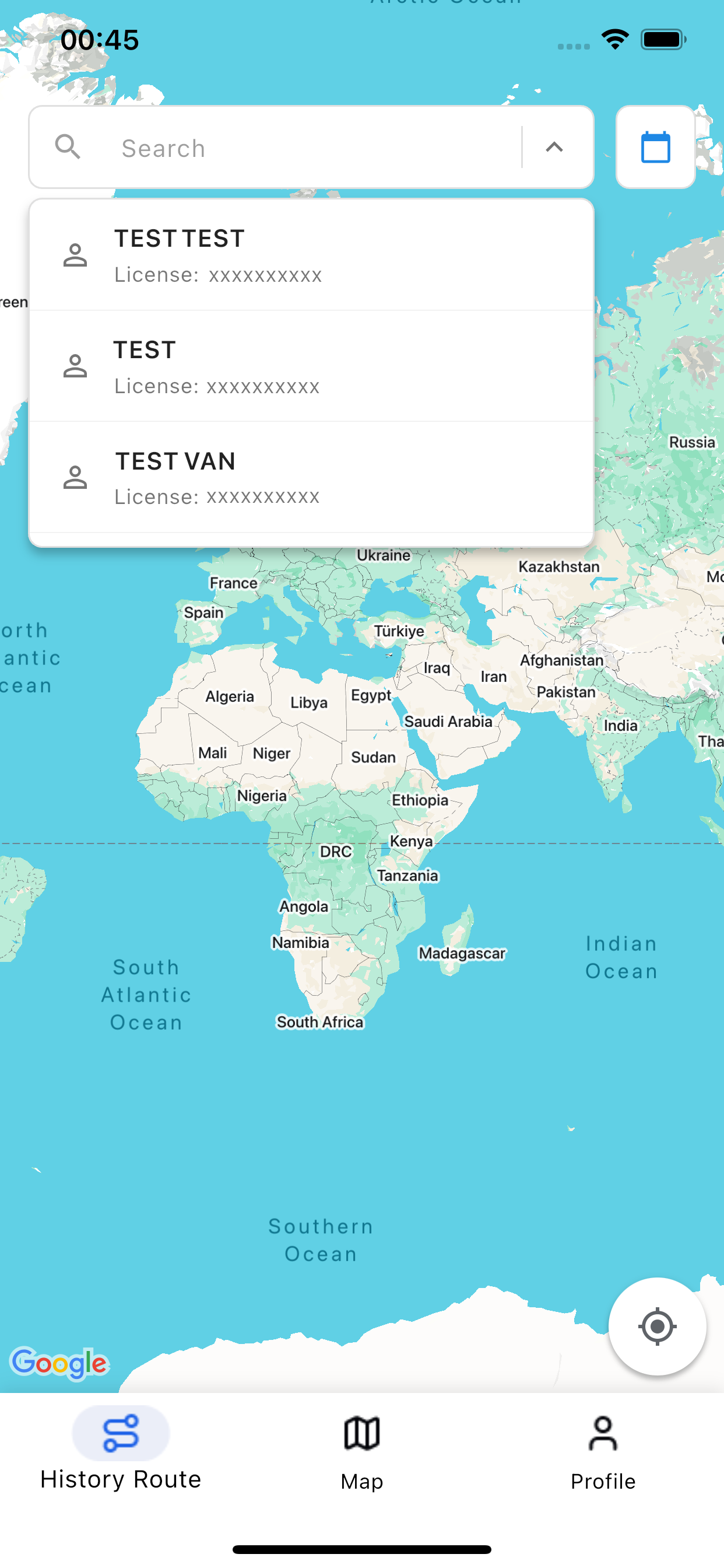 Globecom Tracker