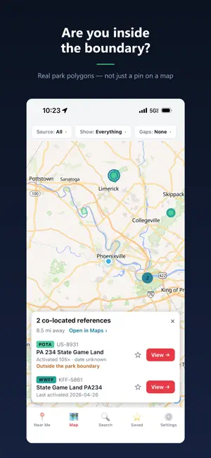 ScoutCAT: POTA & SOTA Map screenshot 2