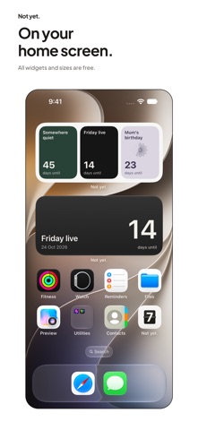 Not yet: Countdowns screenshot 6