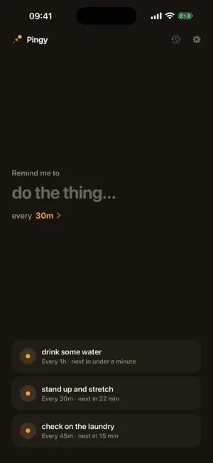 Pingy - The Reminder Tool screenshot 2