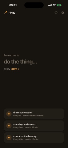 Pingy - The Reminder Tool Screenshot 2 of 9
