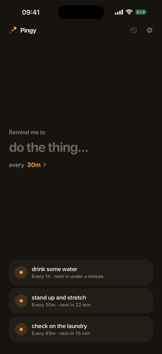 Pingy - The Reminder Tool Screenshot 2 of 9