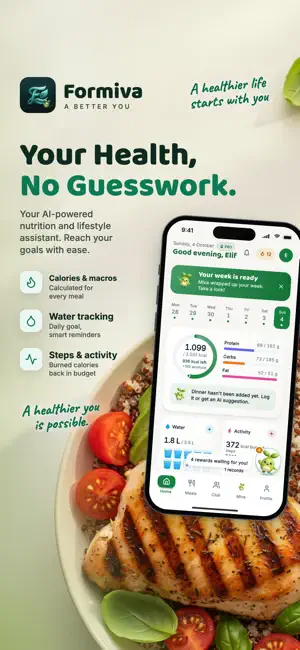 Formiva: Calorie & AI Coach screenshot 1