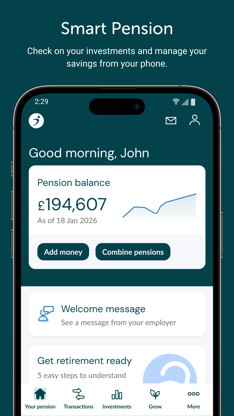Smart Pension screenshot 1