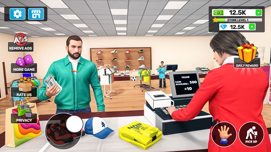 #6. Supermart Store 3D Simulator (iOS) Podle: Manzor Wajid