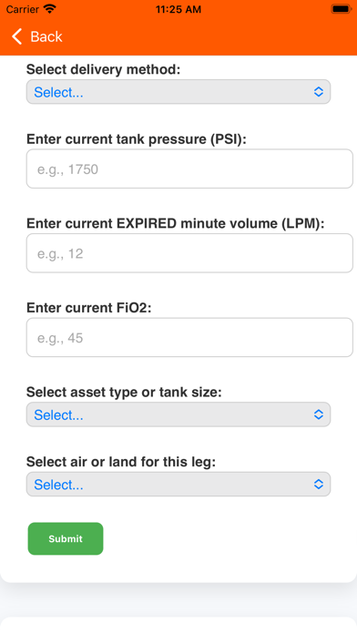 Ornge: Clinical Practice Screenshot