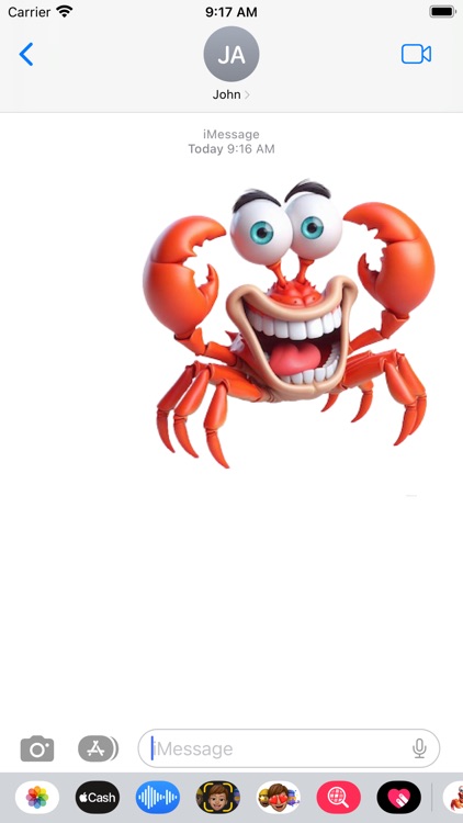 Crazy Crab Stickers screenshot-3