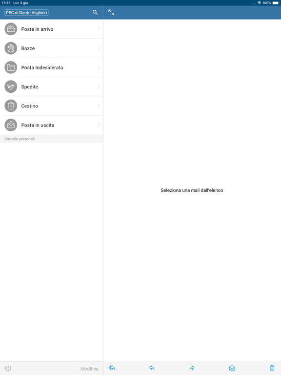 Legalmail iPad screenshot 5 - Productivity app