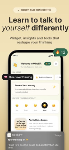 MindLift: CBT Mindset Coach screenshot