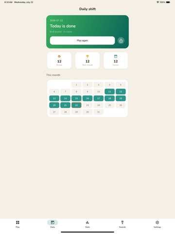Cratebound: Sokoban Box Push iPad screenshot