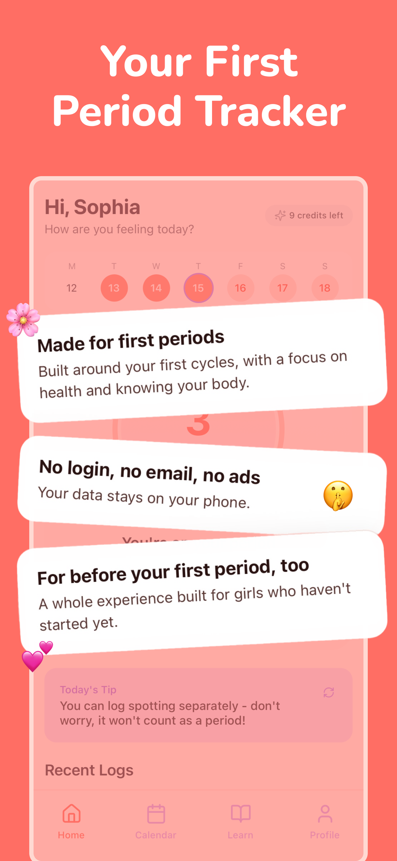 Soso: Tween Period Tracker