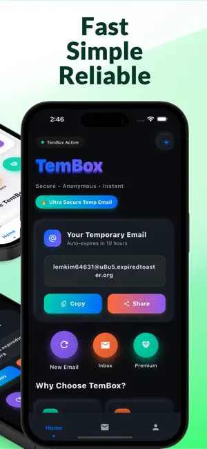 Temp Mail: TemBox Email screenshot 3