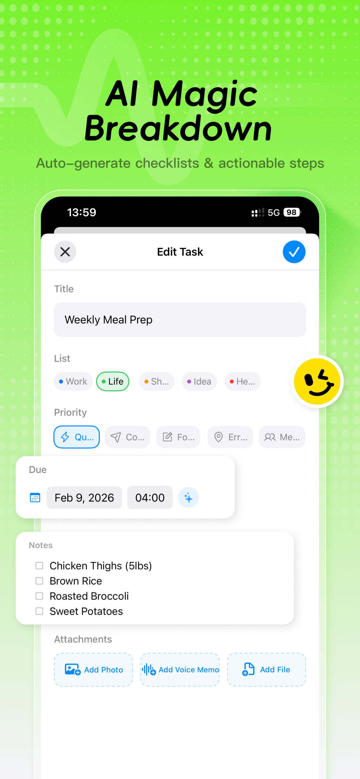 Tudo: AI Voice To-Do Planner screenshot 4