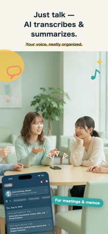 Memolith: AI Voice Memo iPhone screenshot