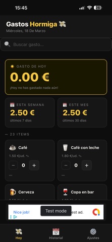 Gastos Hormiga screenshot