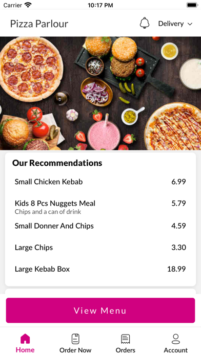 Pizza Parlour Bolton Screenshot