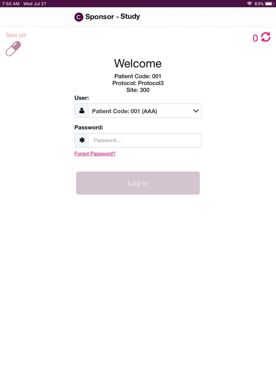 iPad screenshot