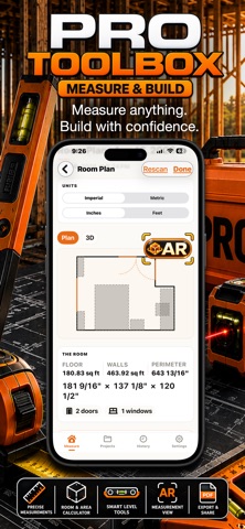 Pro Toolbox Measure & Build Screenshot 1 of 10