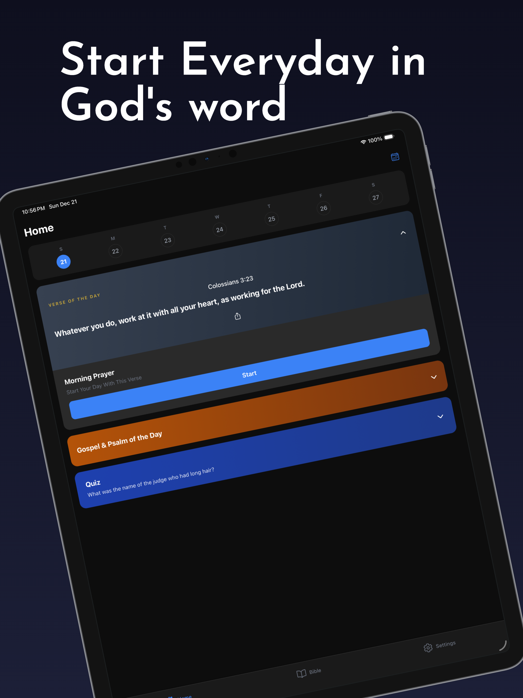 Bible For Men: Daily Devotion