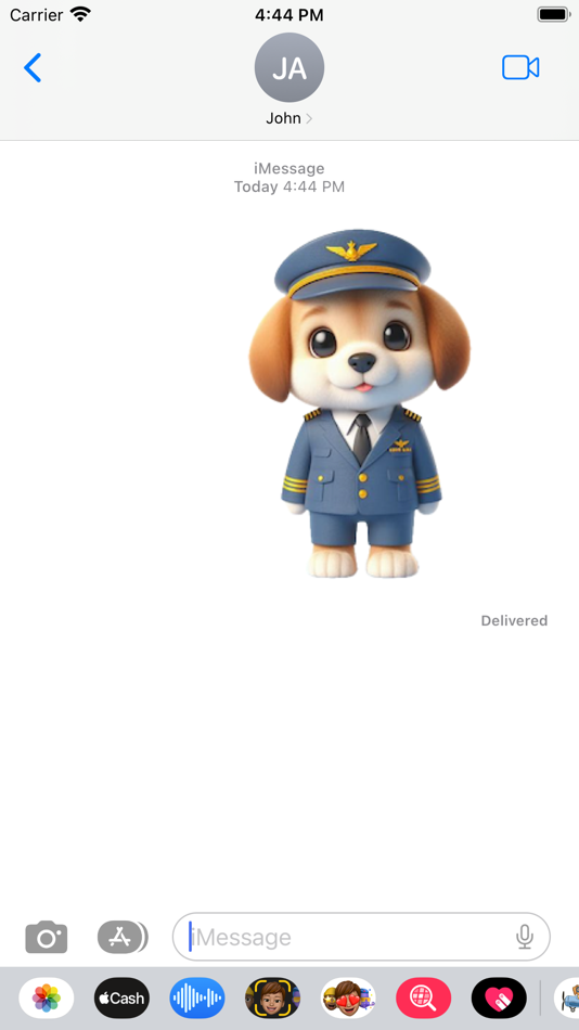 #3. Pilot Puppy Stickers (iOS) Podle: Paul Scott