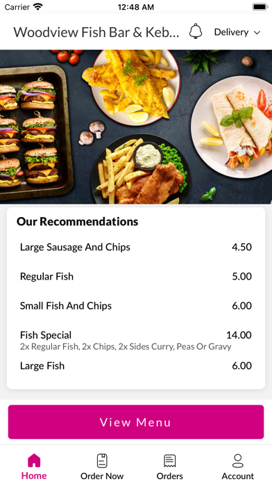 Woodview FishBar & Kebab House Screenshot