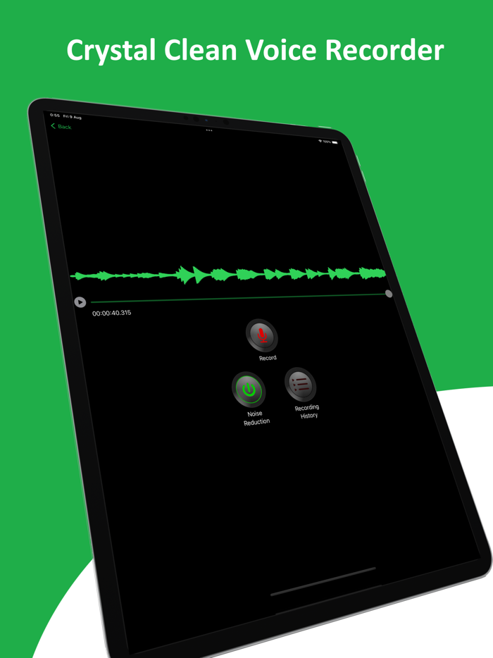 Crystal Voice Recorder  Memos