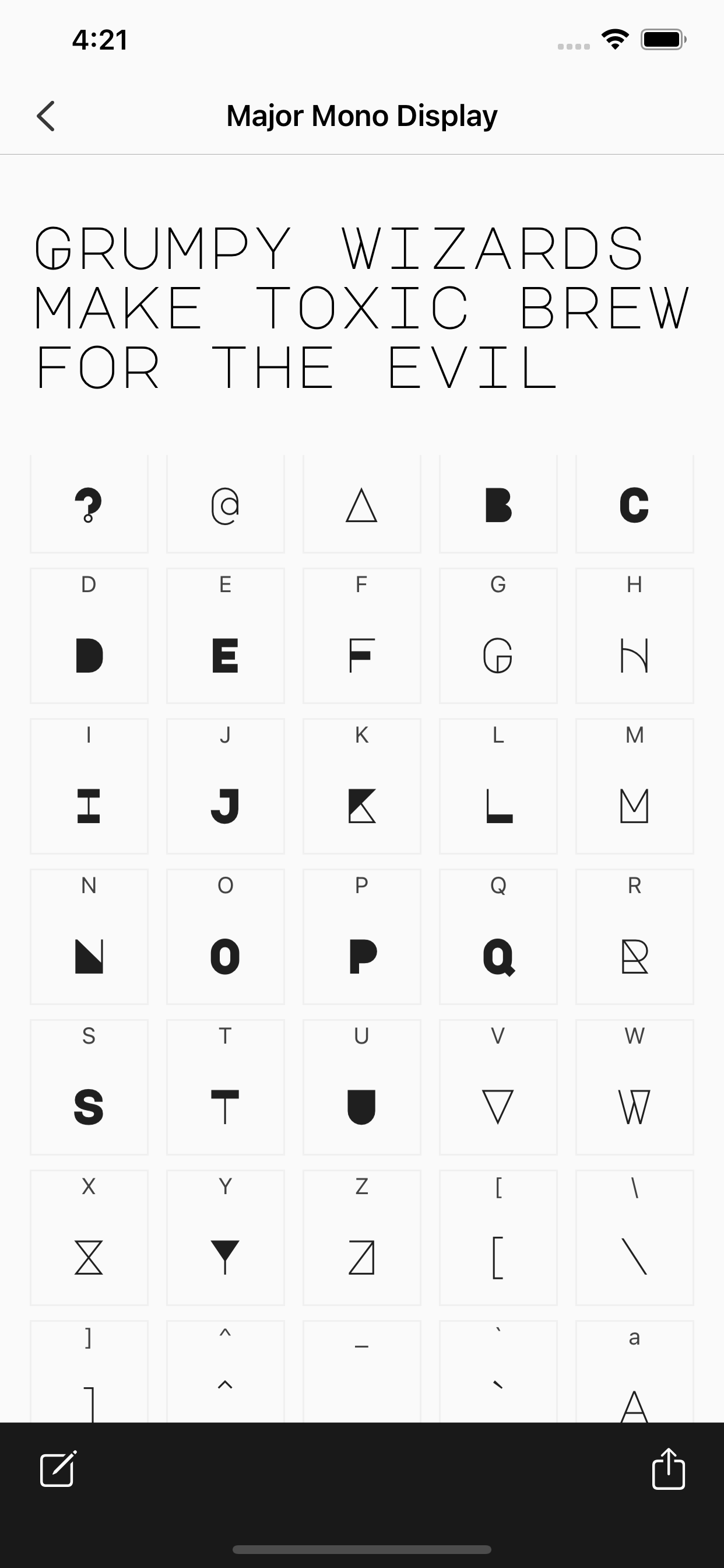Fontasy - Font Browser