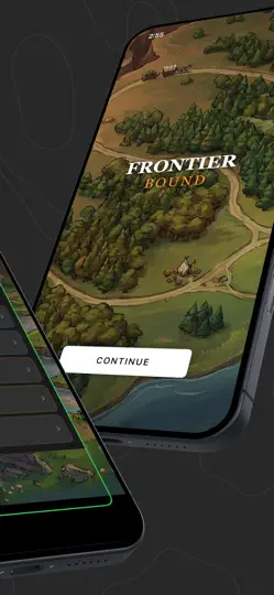 Captura de pantalla de Frontier Bound en iPhone 2