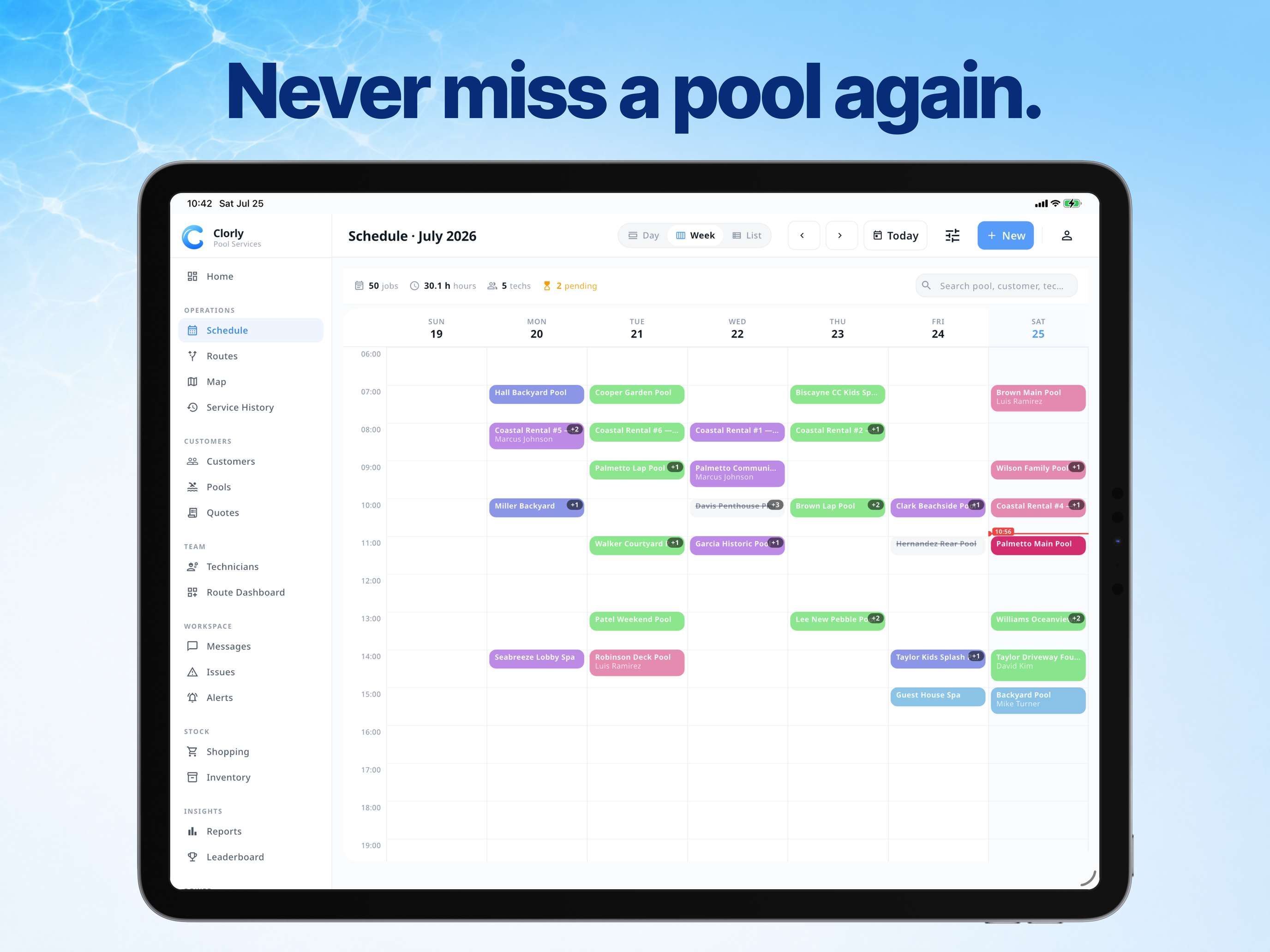 Clorly: Pool Service Manager screenshot 9