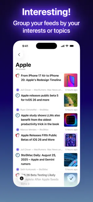 Elytra - RSS Feed Reader screenshot 4