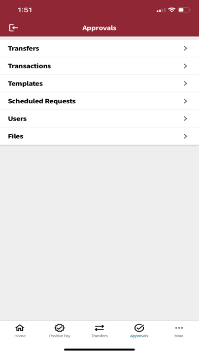 Commercial Bank Business - MI Screenshot