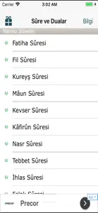 Namaz Sure ve Duaları screenshot #1 for iPhone