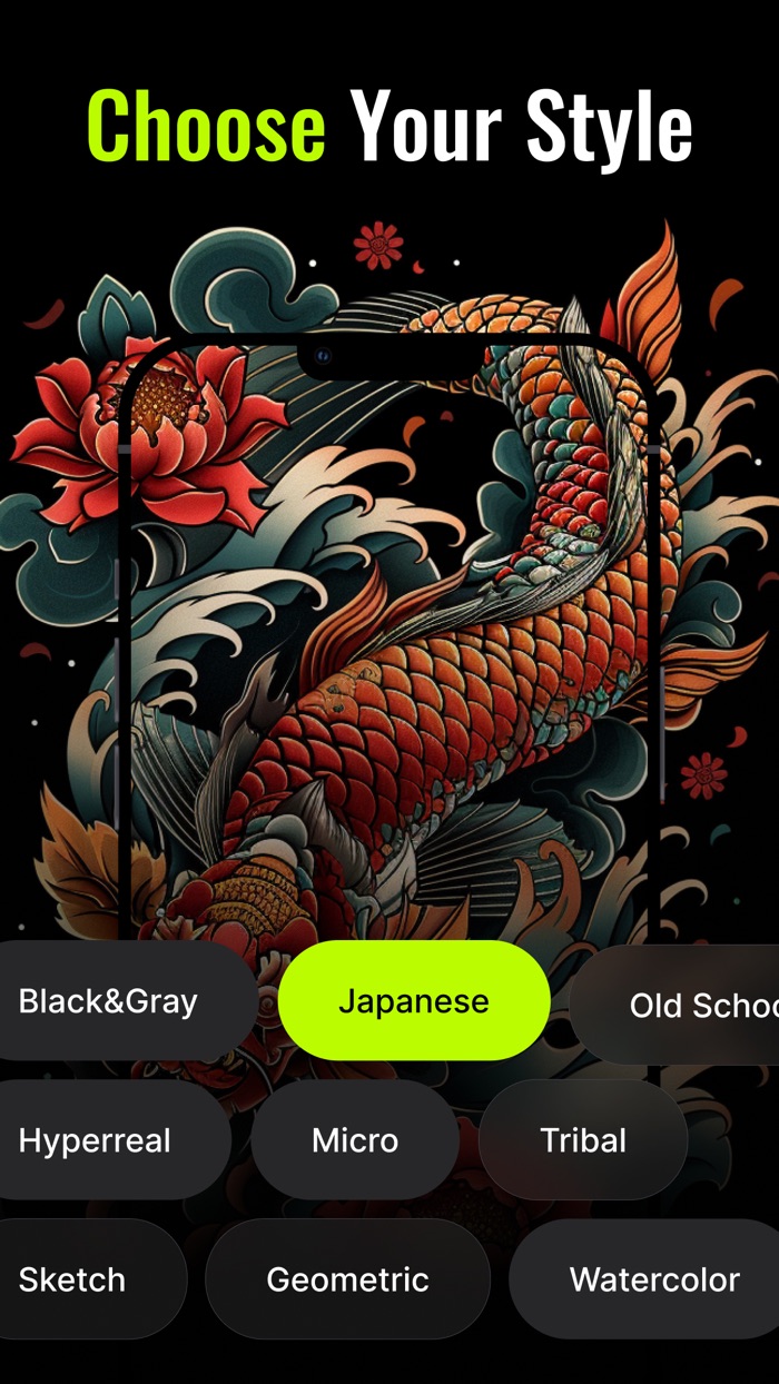 AI Tattoo Generator Design