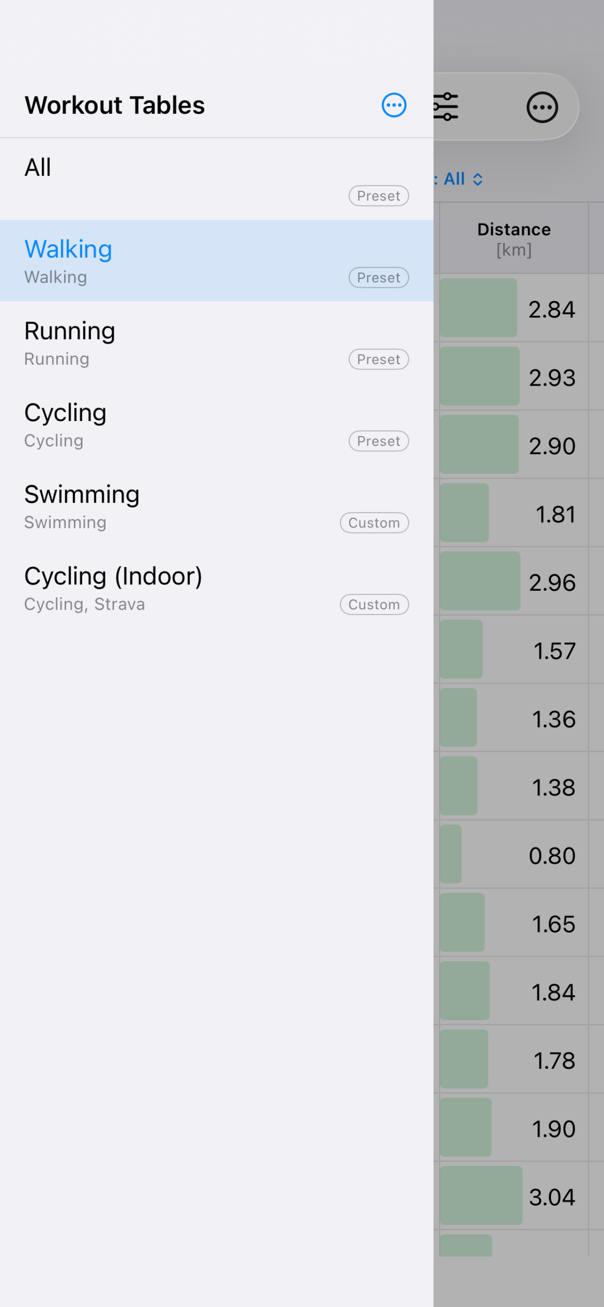 Workout Tables screenshot 2