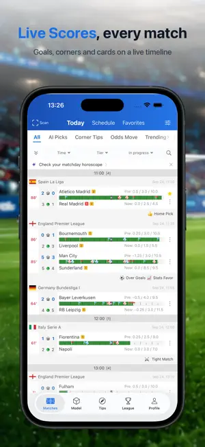 TotalScore: Soccer Predictions screenshot 1