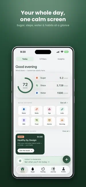 DiaFit: Blood Sugar Tracker screenshot 1