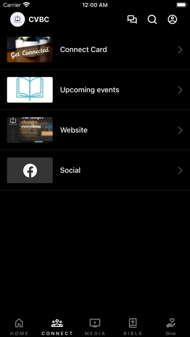 Carson Valley Bible Church Screenshot