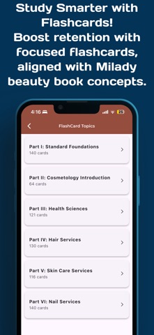 Milady Cosmetology Exam Prep screenshot