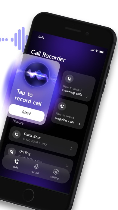 Call Transcriber, Recorder Screenshot
