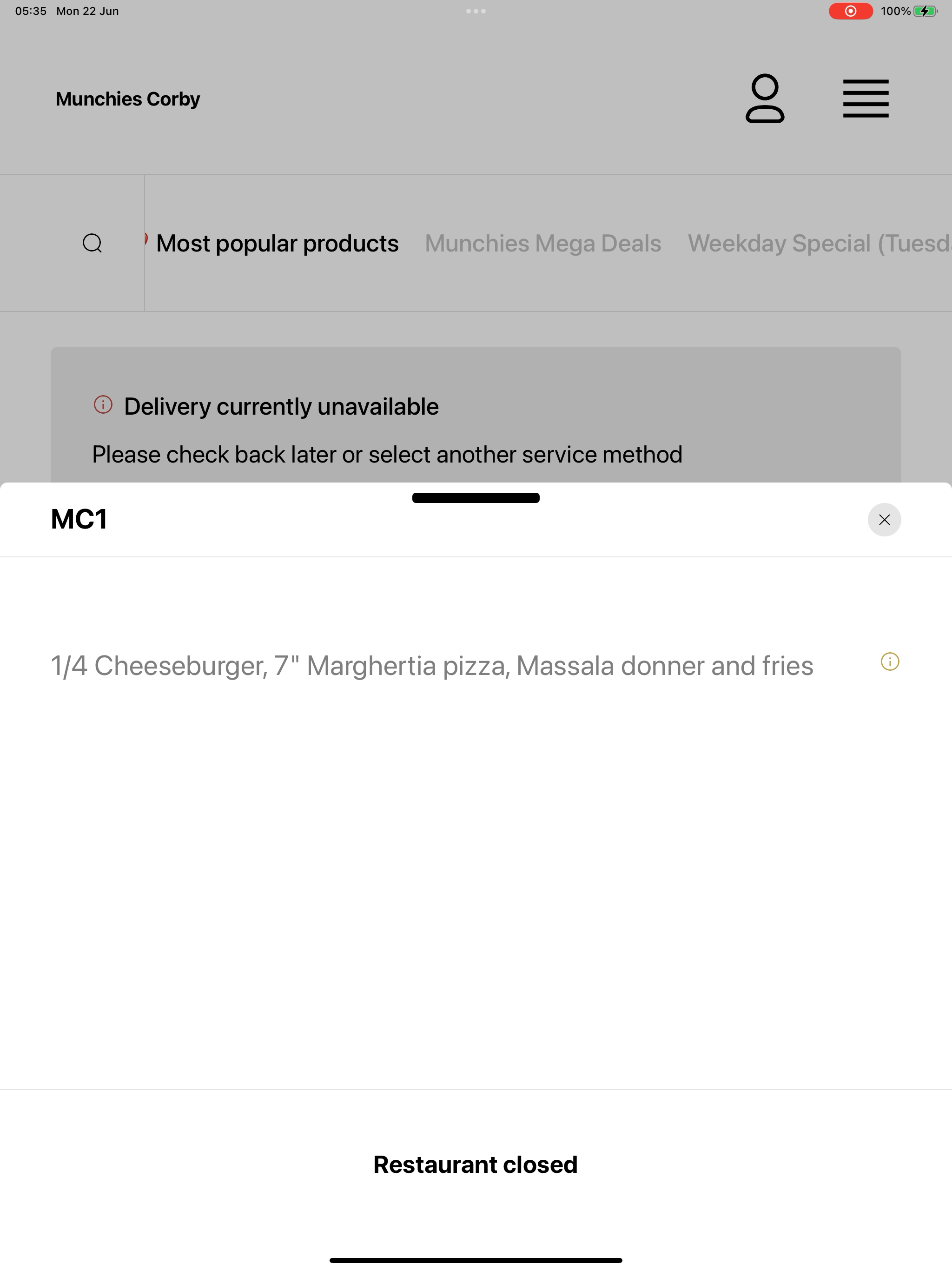 Munchies Corby screenshot 16