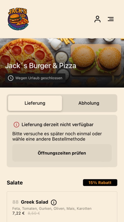 Jack´s Burger & Pizza