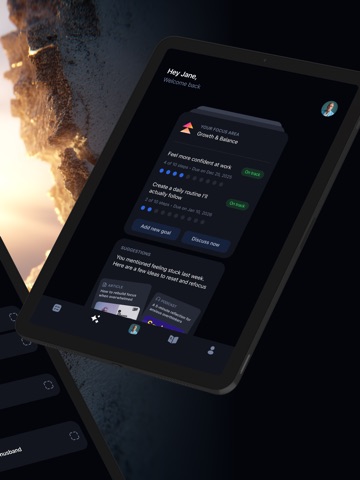 Aligned: AI Coach & Planner iPad screenshot
