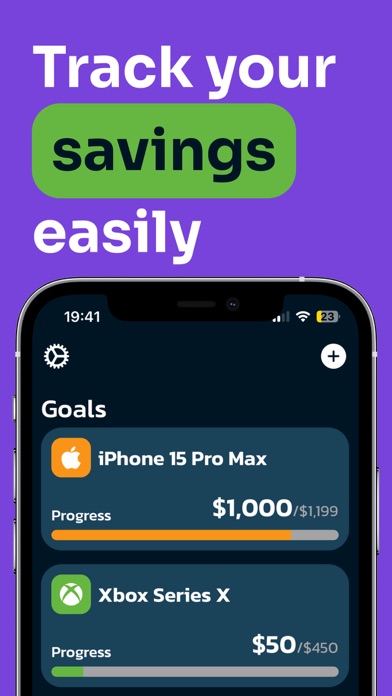 Savings Tracker - Mani Screenshot 1 - AppWisp.com Savings Tracker - Mani Screenshot 1 - AppWisp.com