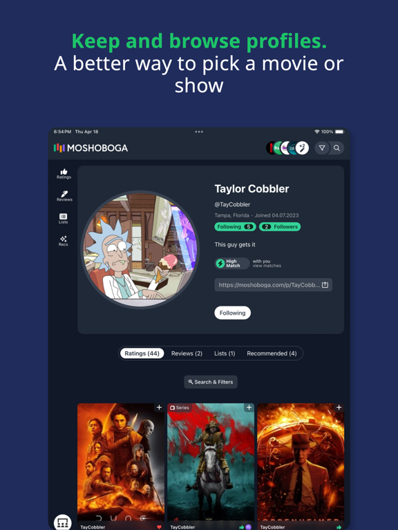 Moshoboga iPad screenshot 6 - Social Networking app