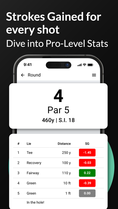 golfity: track golf scores Screenshot